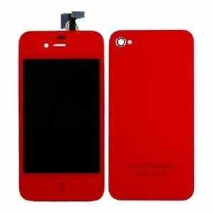 Repuesto Housing Completo Apple Iphone 4g Rojo